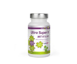 Vita2You Ultra Super K Vitamin K2 and K1 2700μg 120 capsules