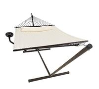 VITA5 Double Hammock with Stand and Side Table - 200 kg
