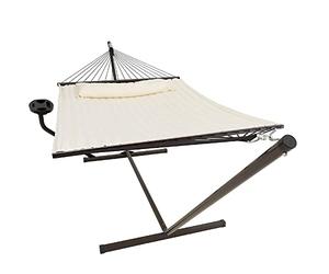 VITA5 Double Hammock with Stand and Side Table - 200 kg