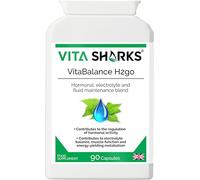 VitaBalance H2go Advanced Water Maintenance Capsules. Fluid, Electrolyte & Hormonal Balance Blend with Magnesium & Vitamin B6. Natural, No Caffeine, Vegan, Kosher