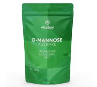Vitabay D Mannose Pure from Birch Powder 200 g Vegan - D-Mannose Pure Powder Vegan - Dissolve 2 g in Water per Daily dose - D Mannose Pure D Mannose Powder