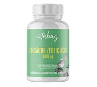 Vitabay Folic Acid Tablets 1000mcg | 240 Vegan Tablets