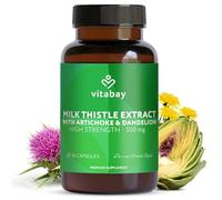 Vitabay Milk Thistle Artichoke Dandelion Complex 500 mg - Laboratory Tested
