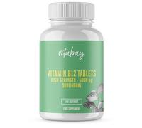 Vitabay Vitamin B12 5000mcg - 240 Vegan & Sublingual Vitamin B12 Tablets