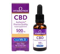 Vitabiotics Brains CBD Oil 500mg + Vitamin D 30ml