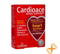 VITABIOTICS CARDIOACE Heart Function 30 Tablets COQ10 Vitamin B6 Supplement