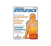 Vitabiotics Immunace Original Advanced Micronutrient And Immune System Support, Vitamin C, Zinc, And Selenium, Dietary Supplement 30 Tablets