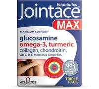 Jointace Max - Maximum Joints & Cartilage Support - Includes Turmeric, Glucosamine & Chondroitin, Omega-3, Ginger & Collagen