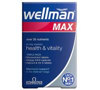 Vitabiotics Men's Wellman Max 3-in-1 Triple Pack in Clear Vitabiotics Clear