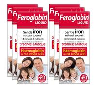 Vitabiotics Organic Feroglobin Liquid 500ml-Pack 6