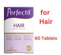 Vitabiotics Perfectil Beauty Supplement For Hair, Nails Extra Support 60 Tablets