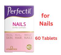 Vitabiotics Perfectil Beauty Supplement For Hair, Nails Extra Support 60 Tablets