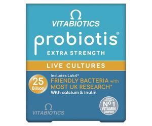 Vitabiotics Probiotis Extra Strength 25 Billion CFU Daily Wellness Support Capsules - 30 Capsules