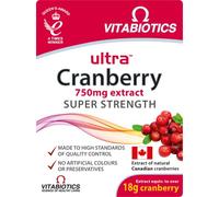 Vitabiotics Ultra Cranberry 750mg Extract Tablet 18g