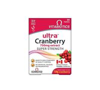 Vitabiotics Ultra Cranberry 750mg Extract Super Strength Tablets 30's