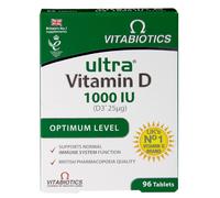 Vitabiotics Ultra Vitamin D 1000 IU Optimum Level 96 Tablets