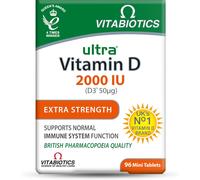VITABIOTICS ULTRA VITAMIN D 2000IU ( D3*50MG) EXTRA STRENGHT - 96 TABLETS