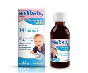 Vitabiotics Wellbaby Multi-Vitamin Liquid, 150ml, (Pack of 1)