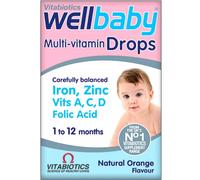 Vitabiotics Wellkid Baby Drops Essential Multivitamin Support for Healthy Infant Development 30ml