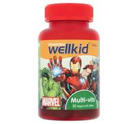 Kids MultiVitamins, Chewable Gummies, Wellkid Marvel