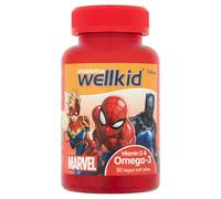 Vitabiotics WellKid Marvel Omega 3 amd Vitamin D - 50 Soft Jellies