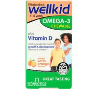 Vitabiotics WellKid Omega-3 60 Chewable Capsules