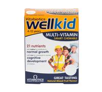 Vitabiotics Wellkid Smart Multi-Vitamins 30 Chewable Tablets 30 Tablet