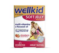 Vitabiotics Wellkid Soft Jelly Pastilles Strawberry 30 Chews