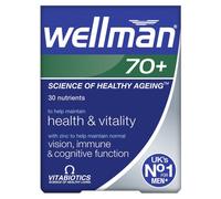 Vitabiotics Wellman 70 Plus Daily Wellness Support Tablets - 30 Tablets