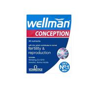 Vitabiotics Wellman Conception 30 Tablets - Nutritional Support for Men's Reproductive Health and Fertility