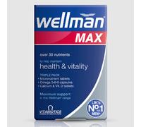 Vitabiotics Wellman Max 28 Capsules + 56 Tablets 84 Tablets/Capsules