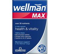 Vitabiotics Wellman Max Health & Vitality 84 Capsules