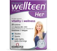 Vitabiotics Multivitamin Tablets Wellteen for Teen Girls 13-19 - 30 Tablets