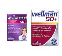 Vitabiotics Wellwoman 50+, 30 Tablets and Wellman 50+, 30 Tablets Bundle