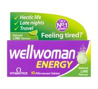 Vitabiotics Wellwoman Energy Natural Lime Flavour - 10 Effervescent Tablets