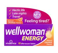 Vitabiotics Wellwoman Energy Natural Orange Flavour - 10 Effervescent Tablets