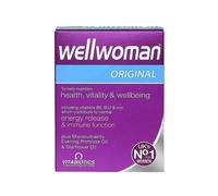 Vitabiotics Wellwoman Original Multivitamin Capsules for Women 30 Capsules | Daily Vitamins & Minerals |Energy Boost |Health & Wellness Supplement