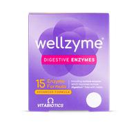 Vitabiotics Wellzyme Digestive Enzymes 15 Enzyme Formula - 60 Capsules