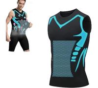Vitaboost Compression Shirt, 2024 New Version Ionic Shaping Sleeveless Vest for for Men to Build a Perfect Body (UK, Alpha, M, Regular, Regular, Black)