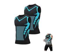 Vitaboost Compression Shirt, Maynox Vitaboost Shirt, 2024 New Version Ionic Shaping Sleeveless Vest for Men (X-Large,Black*2pcs)