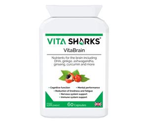 VitaBrain - Potent Super Concentrated Supplement for The Brain. Neurological Support for Immunity, Enhanced Focus, Neuro-Plasticity, Concentration, Mental Awareness & Agility