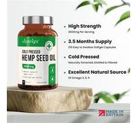 Vitabright Hemp Seed Oil - 2000mg - 105 day supply