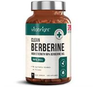 VitaBright Berberine Supplement 500mg Capsules x 90 | 98% Pure Berberine H lean High Strength Berbarine