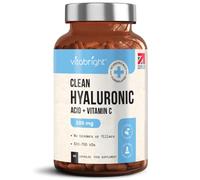 VitaBright Hyaluronic Acid Supplements | 300mg | Sodium Hyaluronate with Vitamin C | Pure Hyaluronic Acid Powder in Veggie Capsules | High Strength Tablets | Nutritional Supplements Made in Britain
