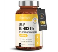 VitaBright Quercetin Supplement 1000mg | 180 Capsules | 2 Daily | 500mg Per Capsule | Quercetin Powder Bio Flavonoids Supplements | Vegan | No Additives | Made in Britain