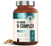 VitaBright Super Vitamin B Complex | Methylated B Vitamins, Folate & B12 | High strength complete formula with 12 active nutrients in convenient tablets - no liquid drops or sprays needed