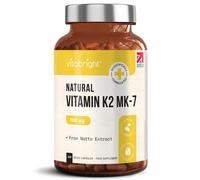 VitaBright Vitamin K2 MK7 100mcg | 120 Capsules | Vegan from Natto - NO SOYA | High Strength K2 Vitamin Supplements | VIT K MK7 for Bones & Blood Health | K2MK7 Vitamins | Made in Britain