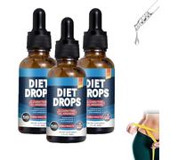 Vitaburn Drops for Wellness & Metabolism Support, Boost Metabolism, Control Cravings & Burn Fat Naturally, Natural Ingredients, Vitaburn Slimming Drop for Men & Women (3)