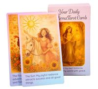 Vitacera Positive Affirmation Tarot Cards for Beginners, 78-Card Original Tarot Deck, Self Care & Daily Guidance, Spiritual & Mindfulness Gifts for Women