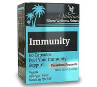 Vitacines Immunity Capsules | High Strength Vitamin C & Zinc Supplements | Immune System Booster | Antioxidant & Skin Health Support | Vegan Halal Kosher | Allergen Free | Made in UK | 60 Capsules